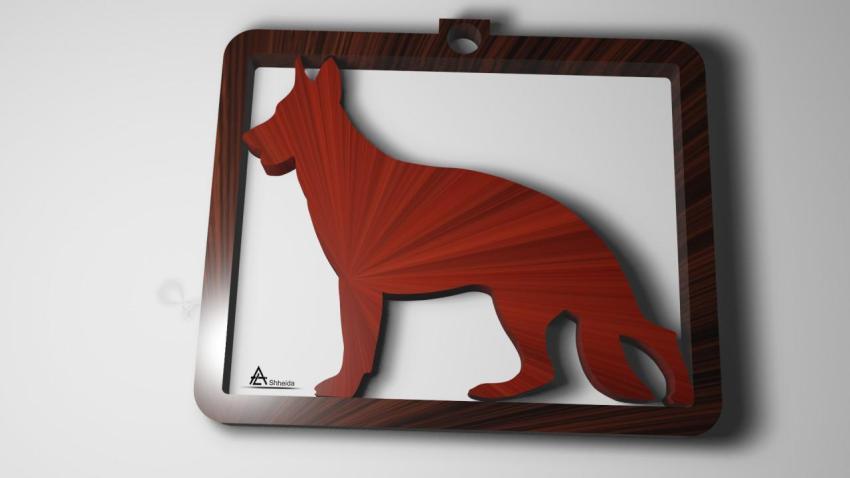 Dog key chain