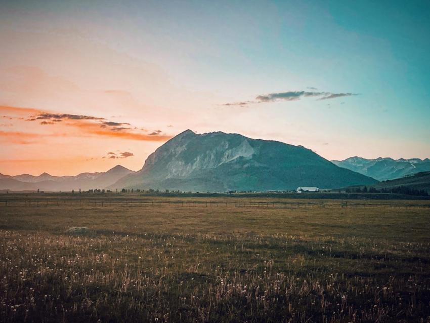 Dusk in Crested Butte, Colorado