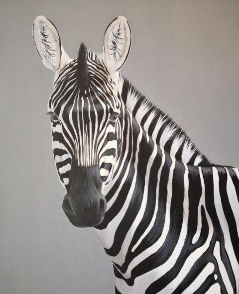 Zebra art