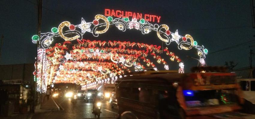 City lights of Dagupan